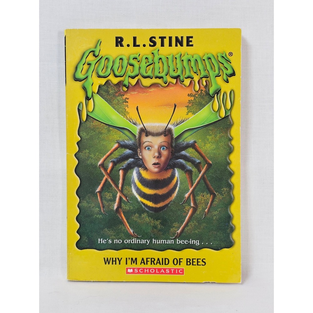 Goosebumps 17 Unnumbered Why I'm Afraid of Bees R.L. Stine 8th Edition 2005 VTG
